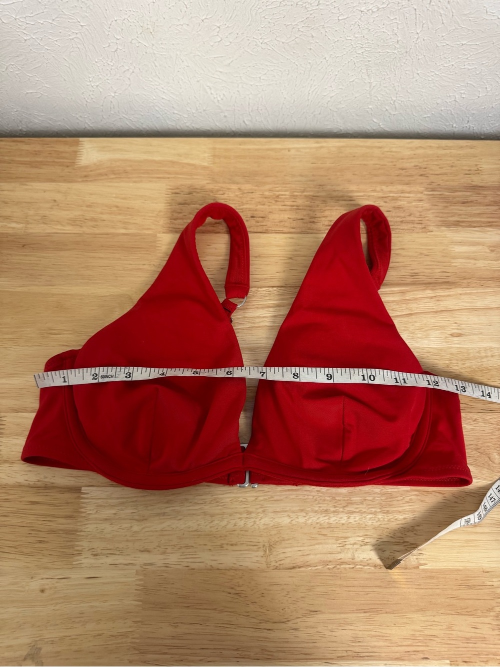 Athleta Red Swim Plunge Bikini Top - Picture 4 of 4